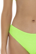 Milonga Mambo Textuur Volledig Bikini Broekje Neon Groen