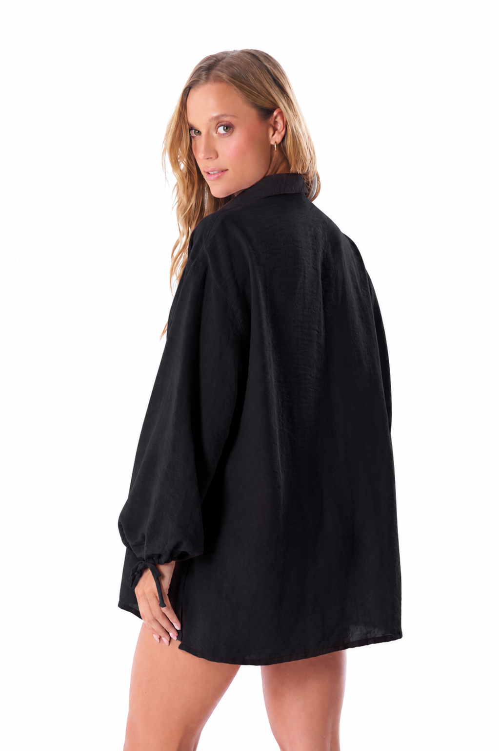 Phax Swim Black Beach Shirt