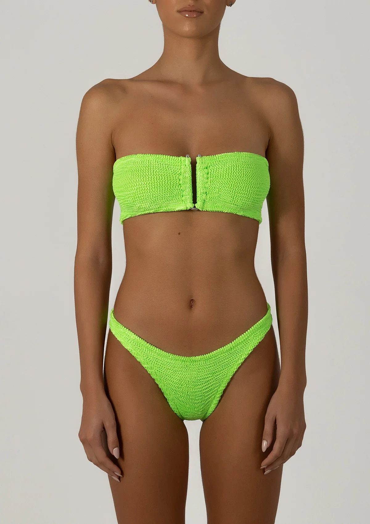 Paramidonna Strapless Bikini Neon Green