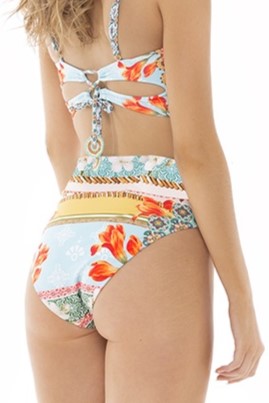 Milonga Tropical Hoge Taille Bikini Broekje