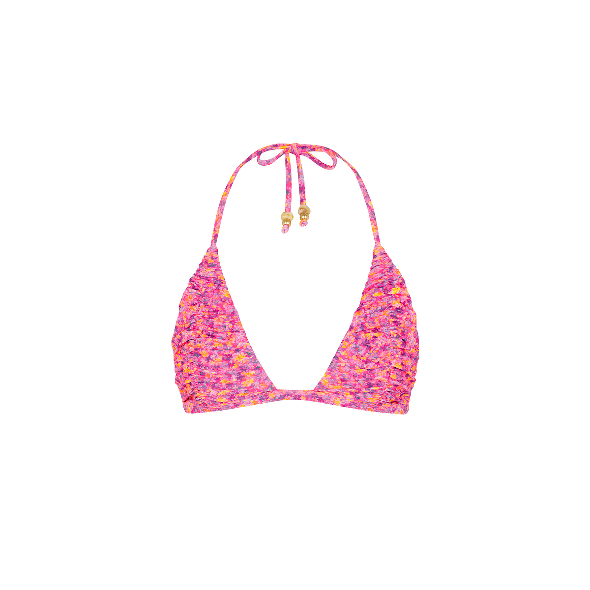 Kulani Kinis Gelato Bloom Textured Halter Bikini