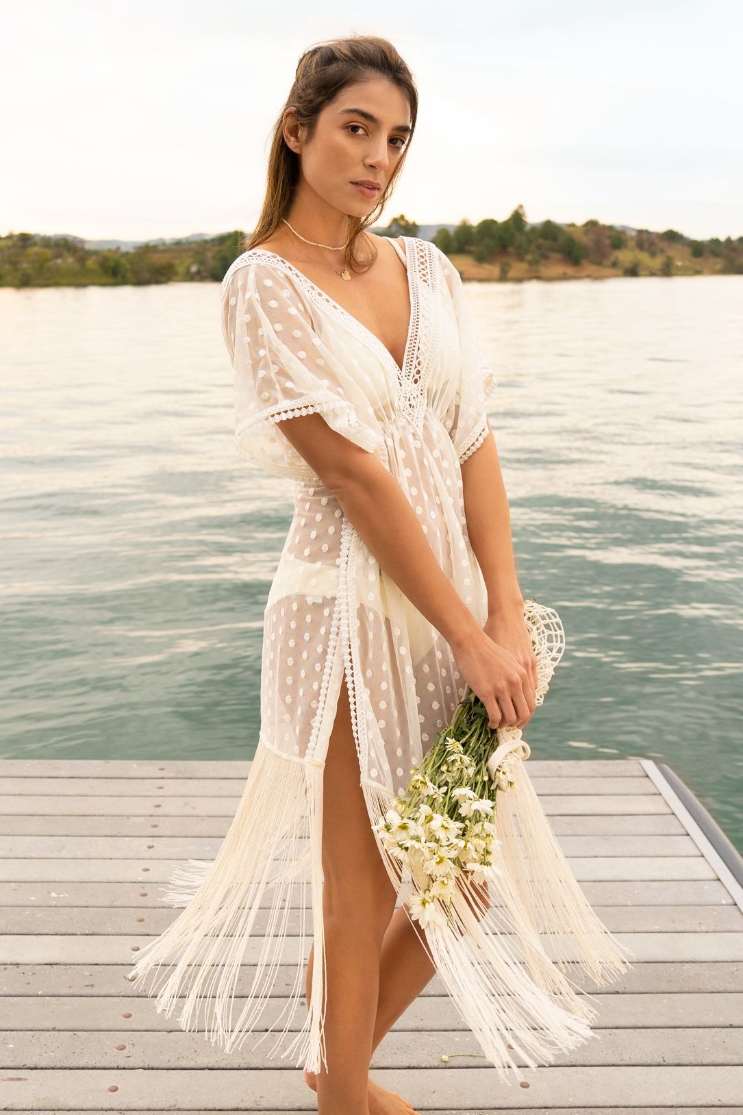 Milonga Palette Fringe Strandtuniek 