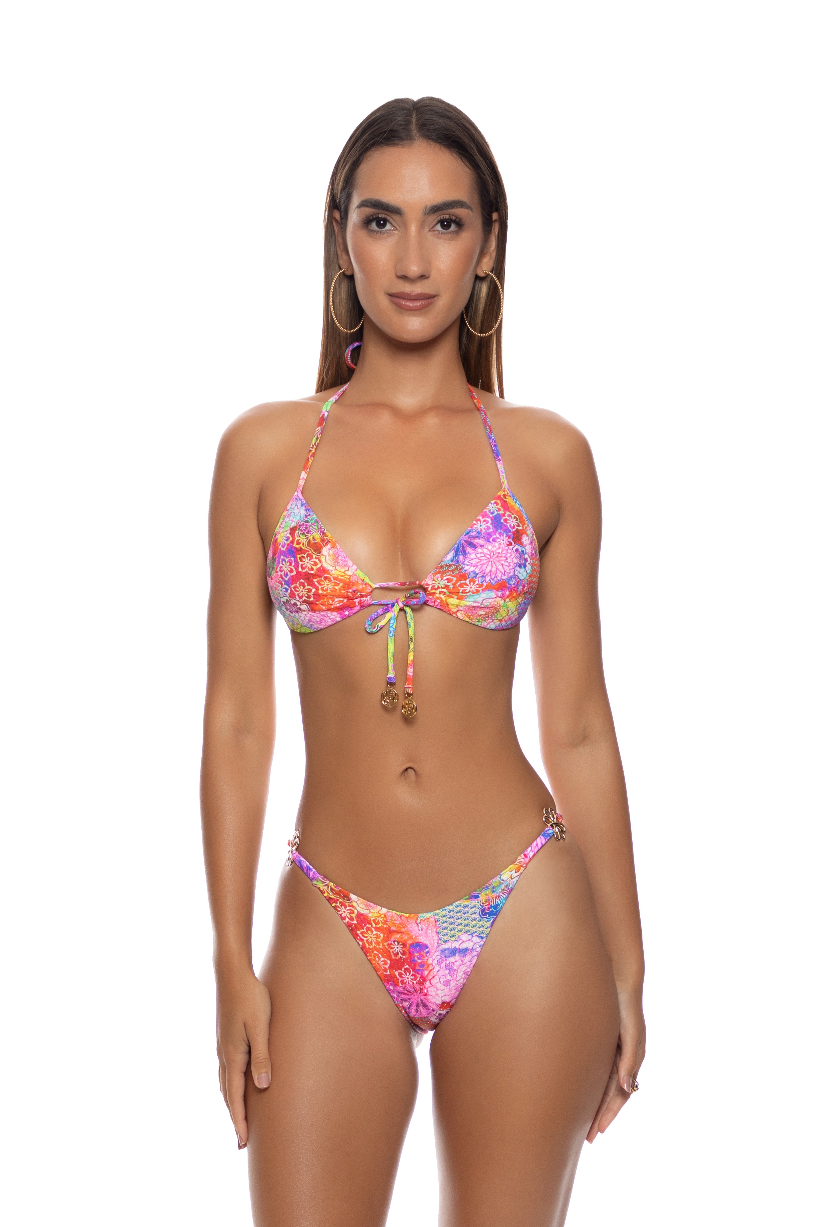 Luli Fama Blooming Spark Push Up Bikini