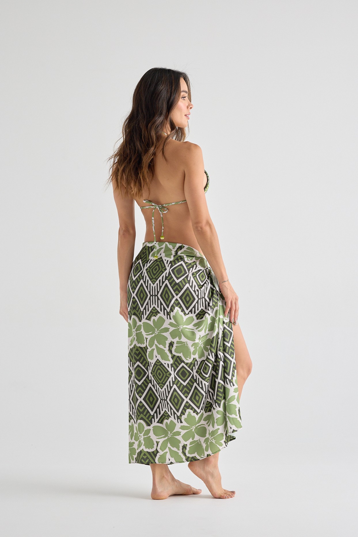 AimySwim Aloha Groene Lange Pareo