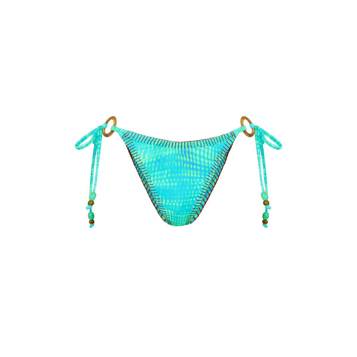 Kulani Kinis Summer Seas Ring Tie Side Bottom Turquoise