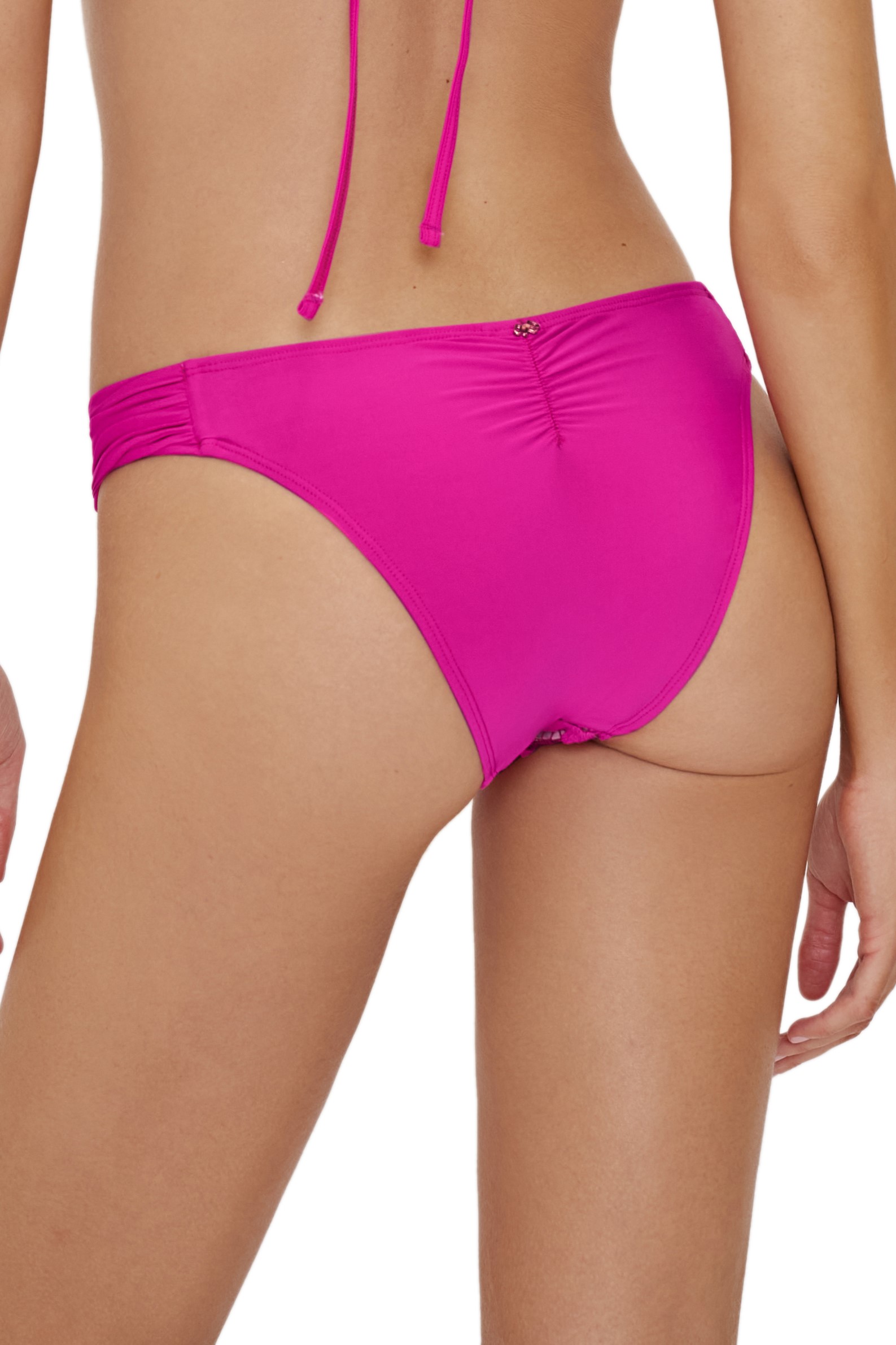 Pilyq Swim Pink Lady Lace Bikini Bottom