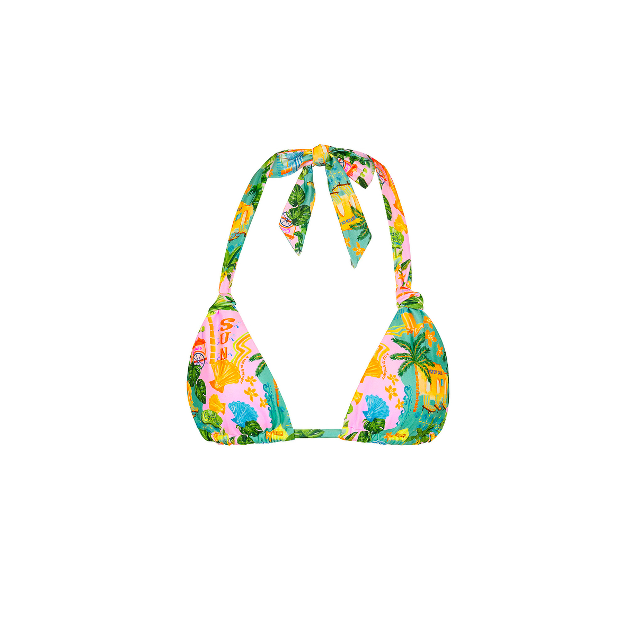 Kulani Kinis Sunlit Spritz Halter Top