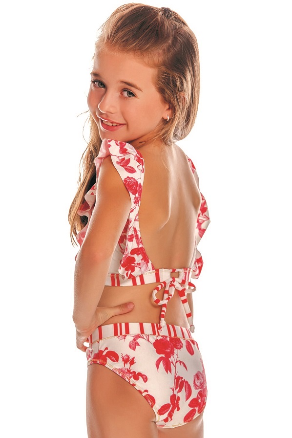 Milonga Camelia Kinder Bikini Ruches