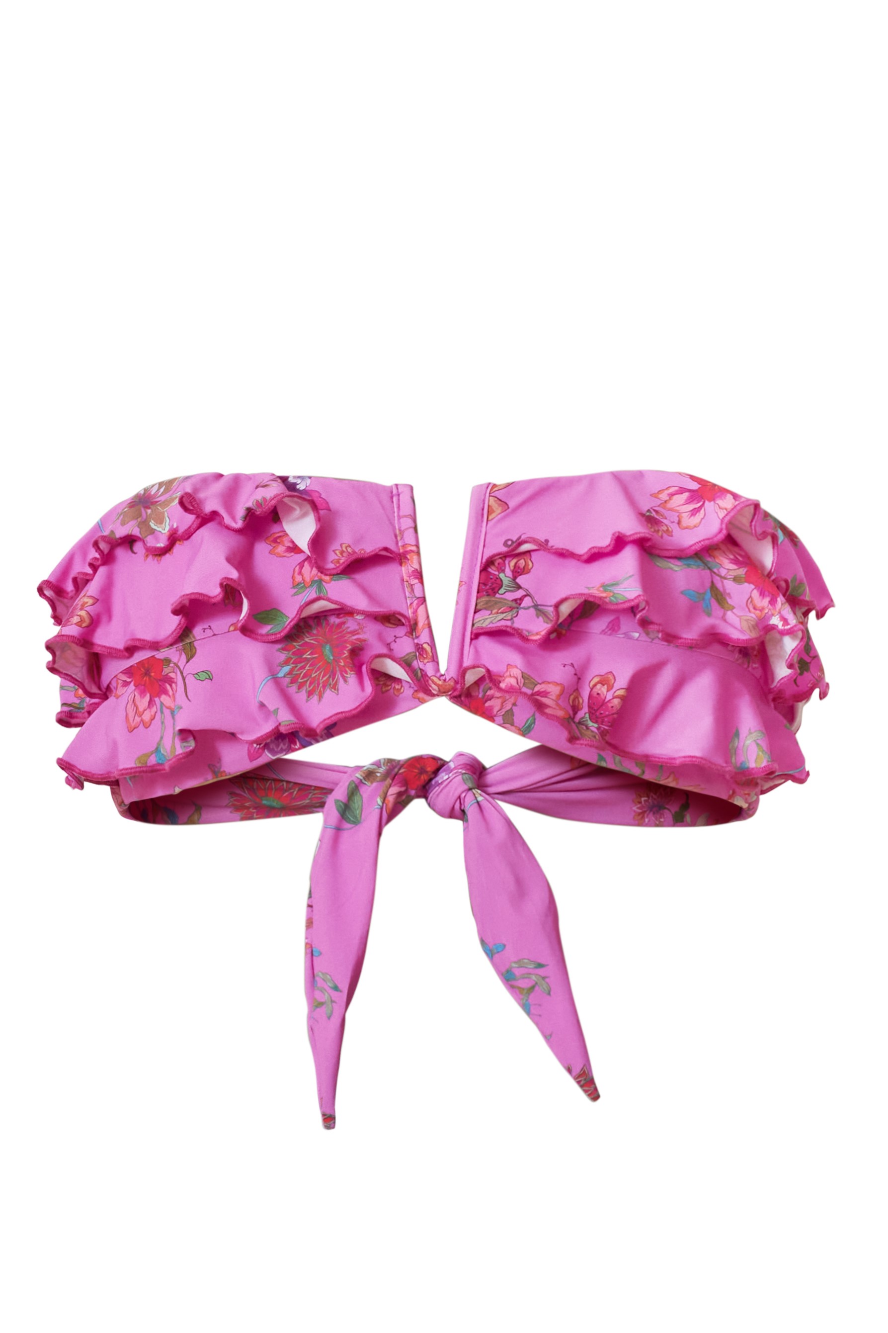 Pilyq Swim Garden Pink Ruffle Bikini