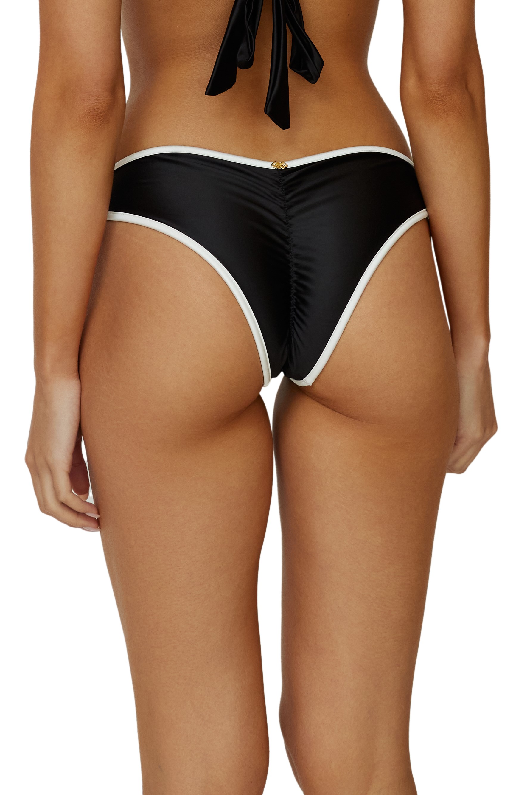 PQ Swim Jet Zwart Scrunch Broekje