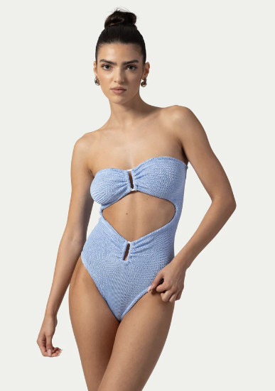 Paramidonna Rene Ribbed One Size Swimsuit Lavender