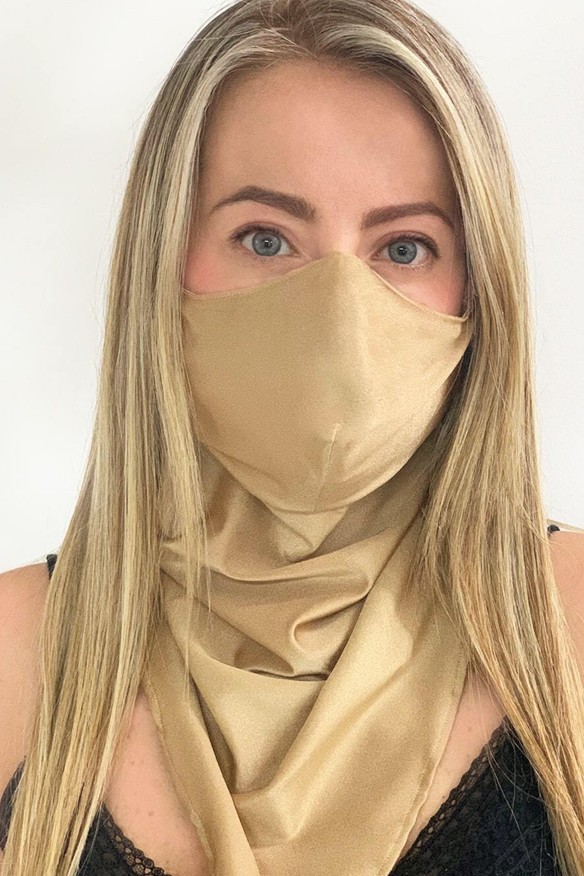 Milonga Wasbaar Mondkapje met Sjaaltje