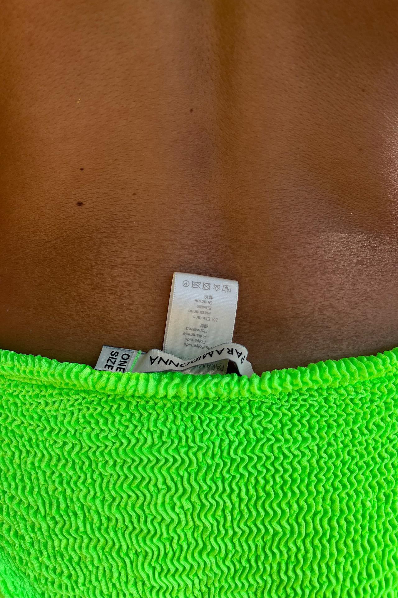Paramidonna V-Nek Bikini Neon Groen