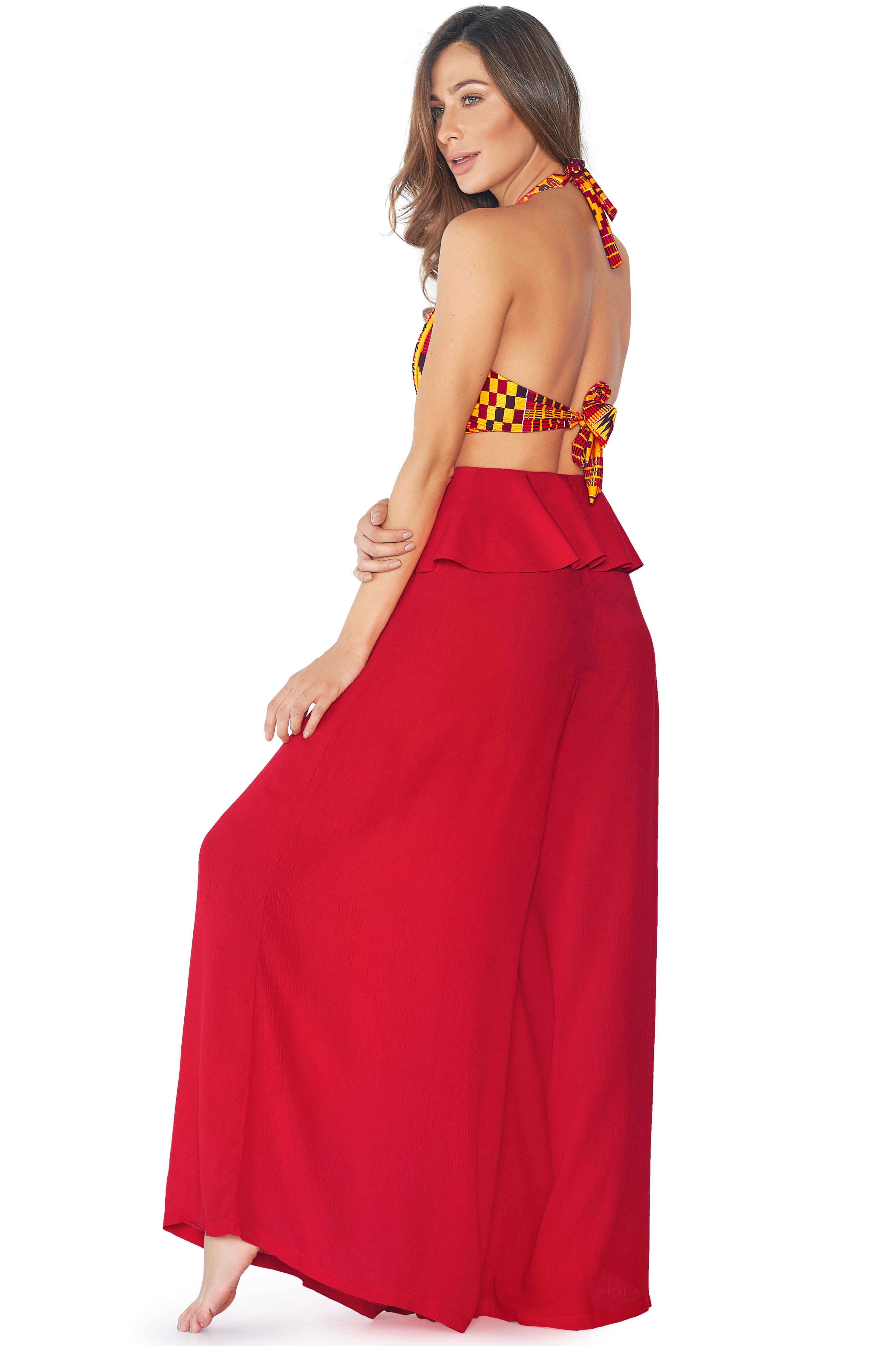 Cosita Linda Masai Luxe Strand Broek Rood