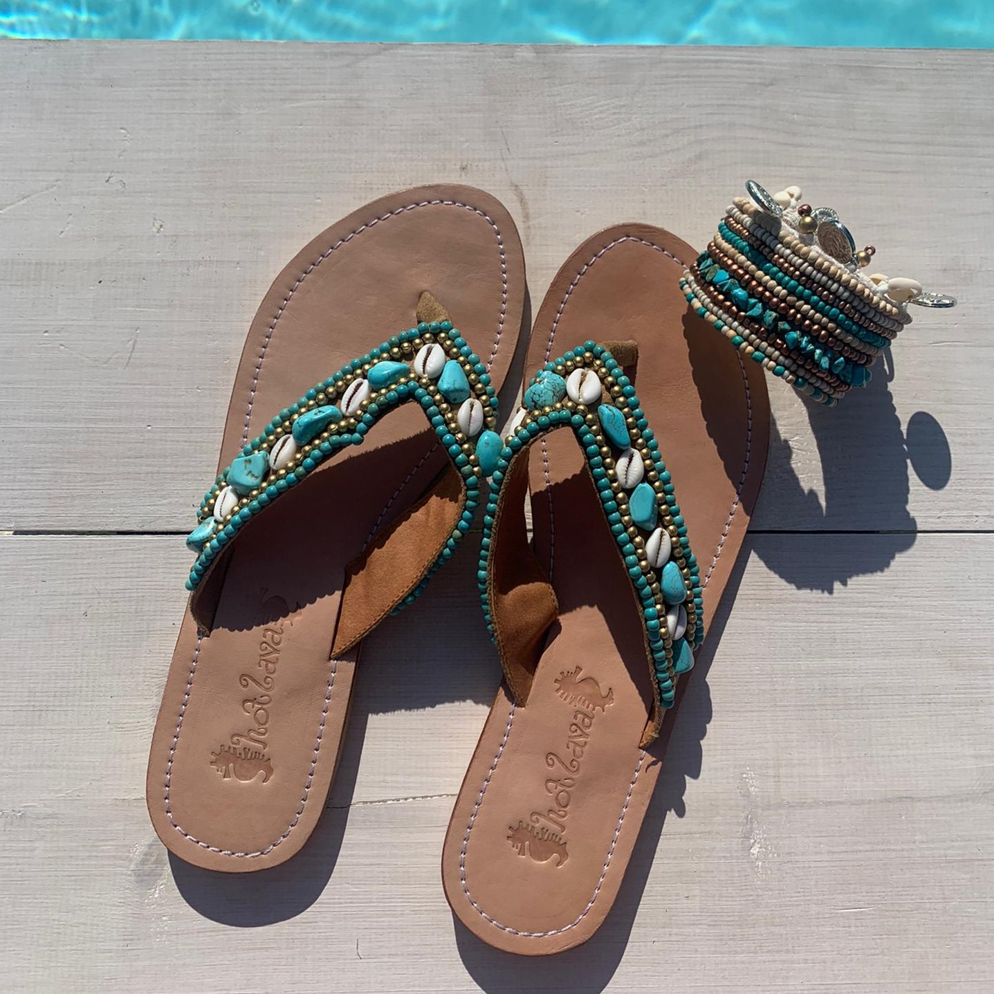 Laguna Slippers & Indy Bracelet