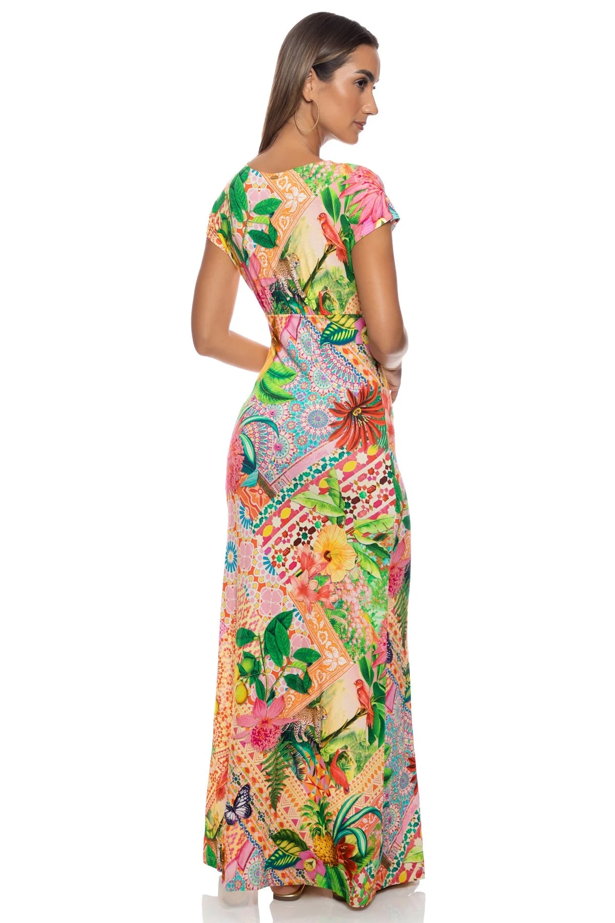 Luli Fama Opulent Eden Long Dress