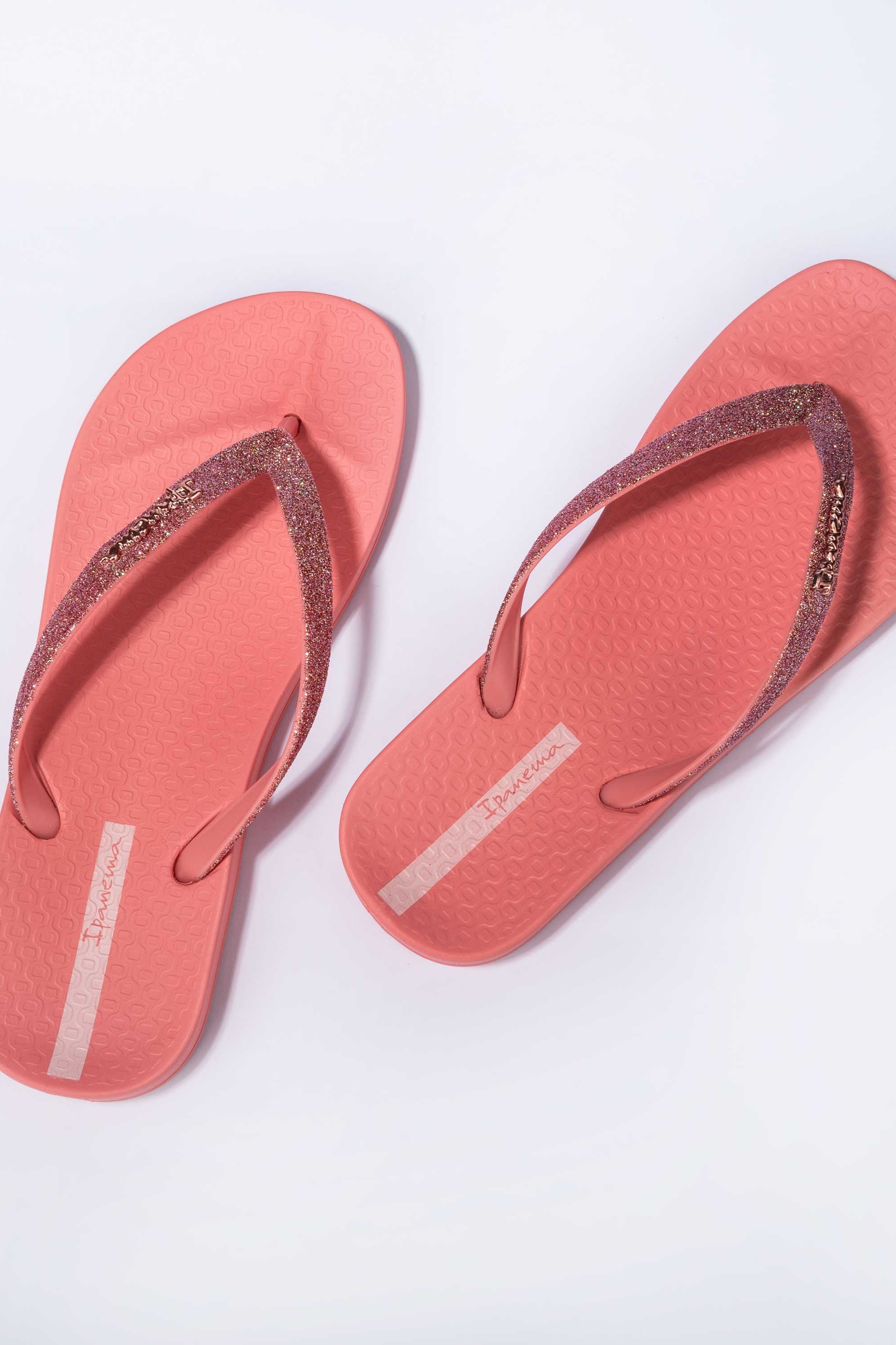 Ipanema Slippers Roos Met Glitters Ipanema Slippers Roos Met Glitters