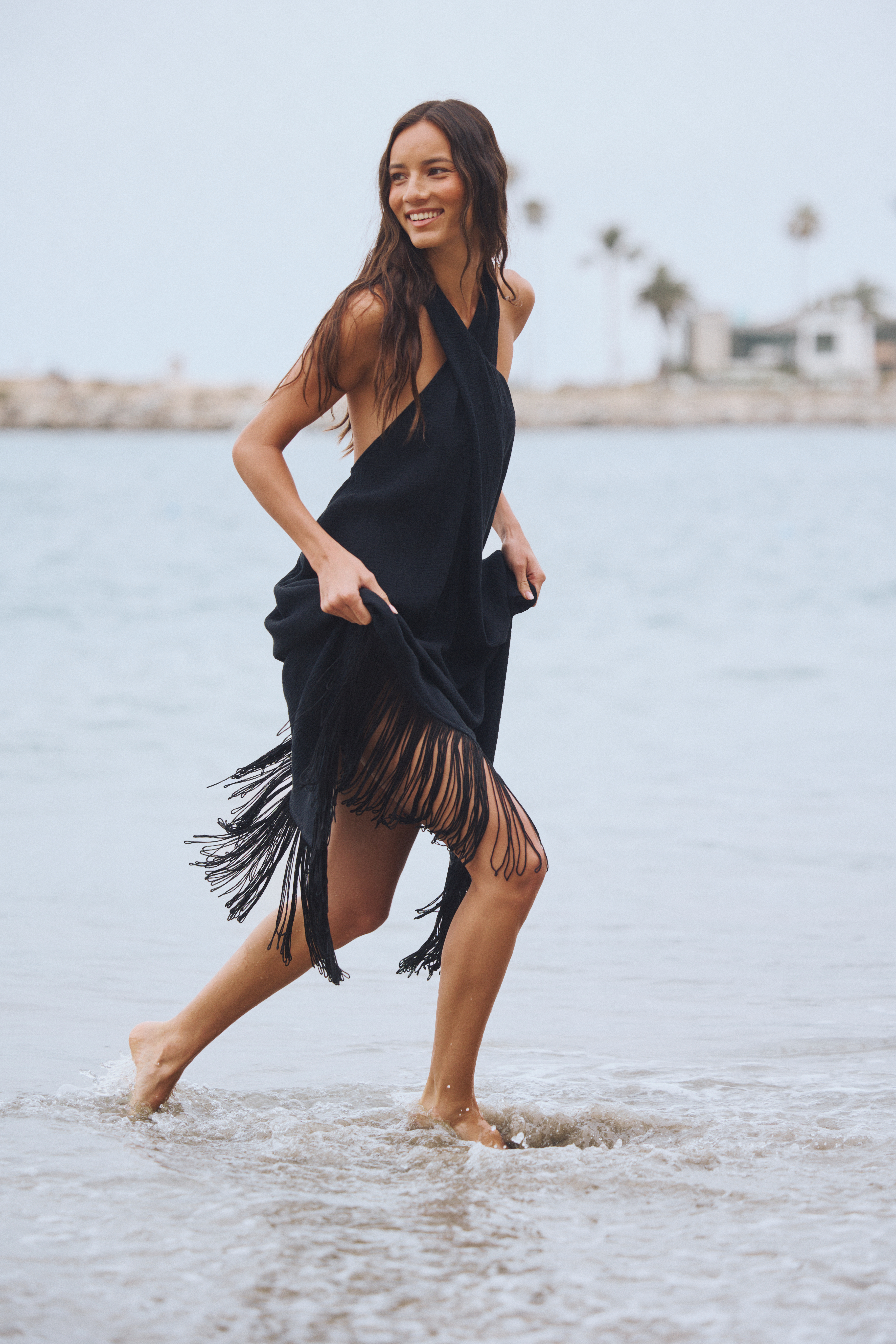 PQ Swim Midnight Kate Fringe Tuniek