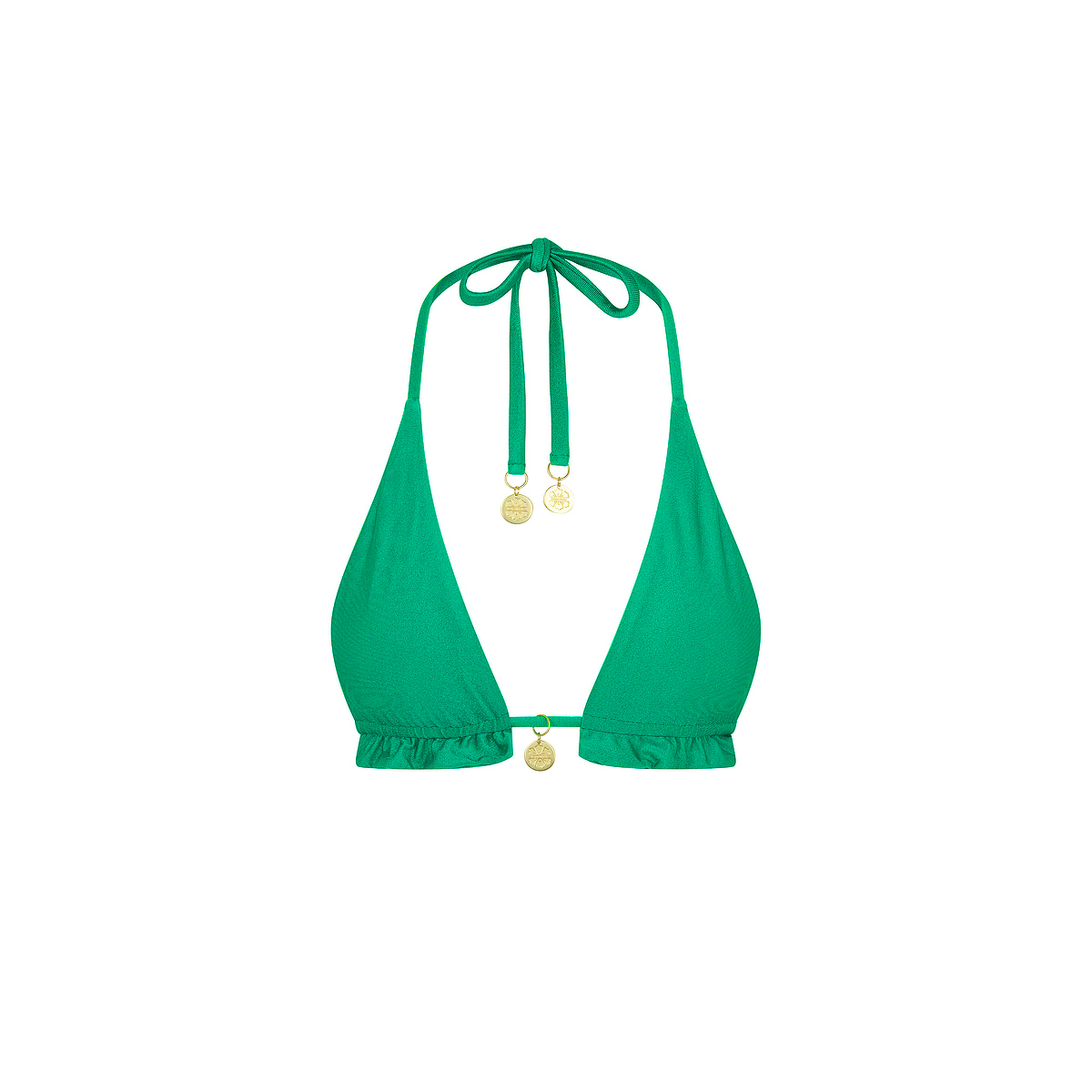 Kulani Kinis Island Lush Frill Halter Top