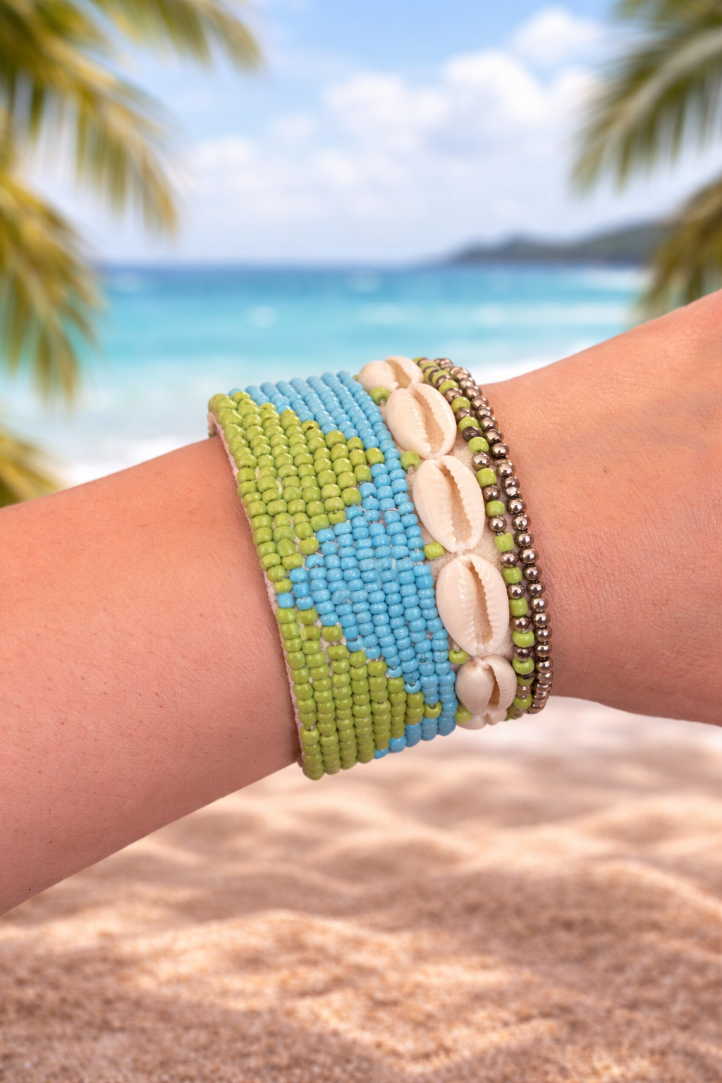Hot Lava Armband Bella Turquoise groen