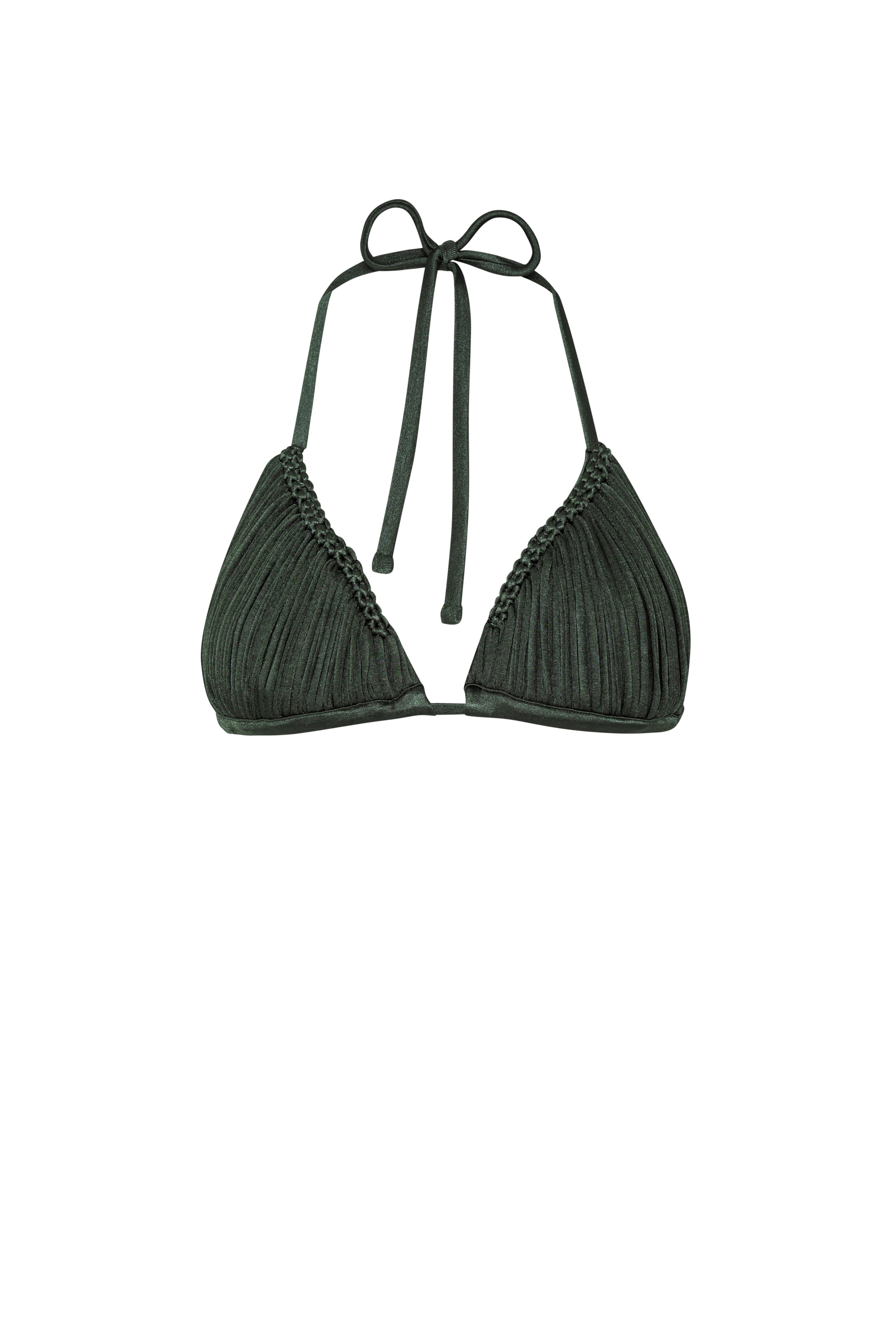 PQ Swim Olivine Skyla Macramé Triangel Top