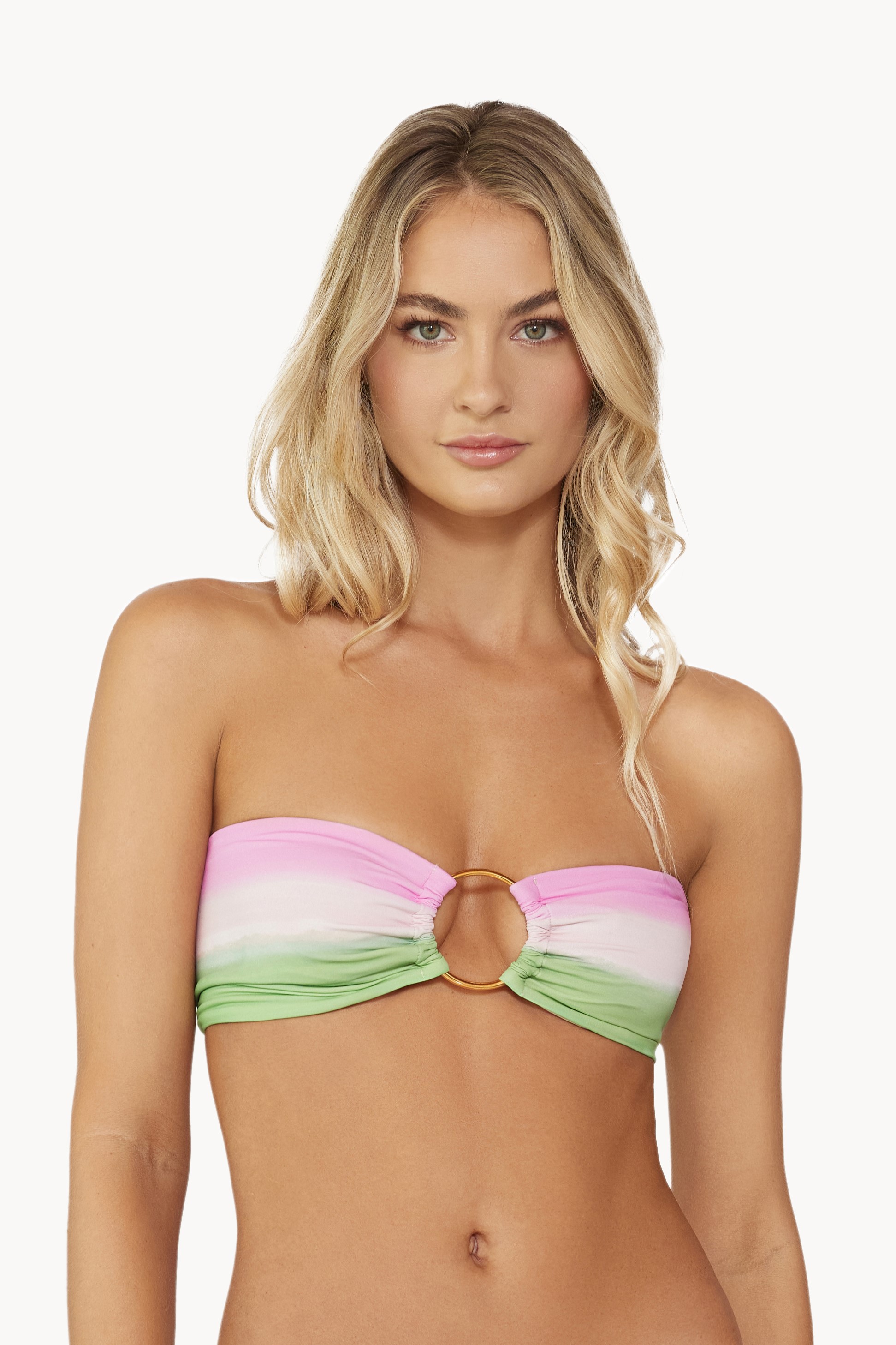 Pilyq Swim Breeze Ring Strapless Bikini Top