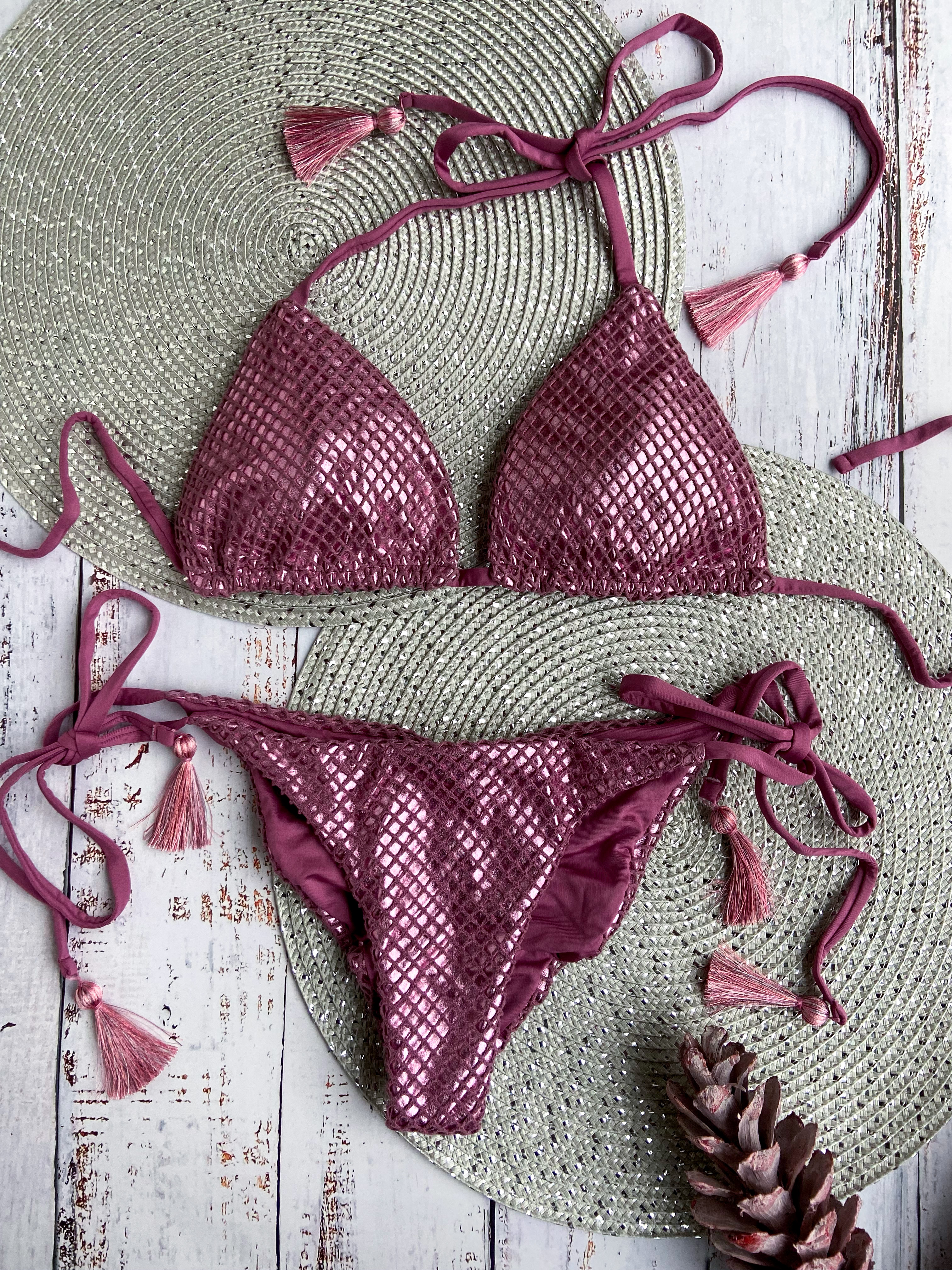 Mystical Aura Tie Side Mesh Broekje