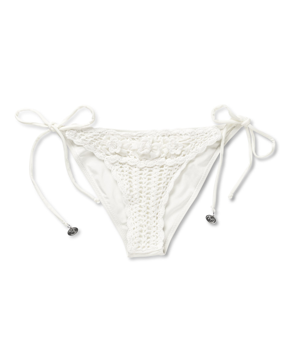 Panos Emporio Kandia Crochet Tie Side Broekje Wit