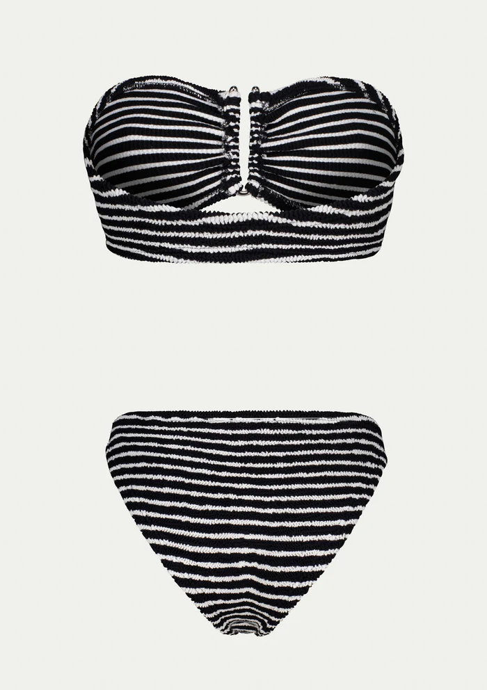 Paramidonna Frida Ribbed One Size Bikini White/Black