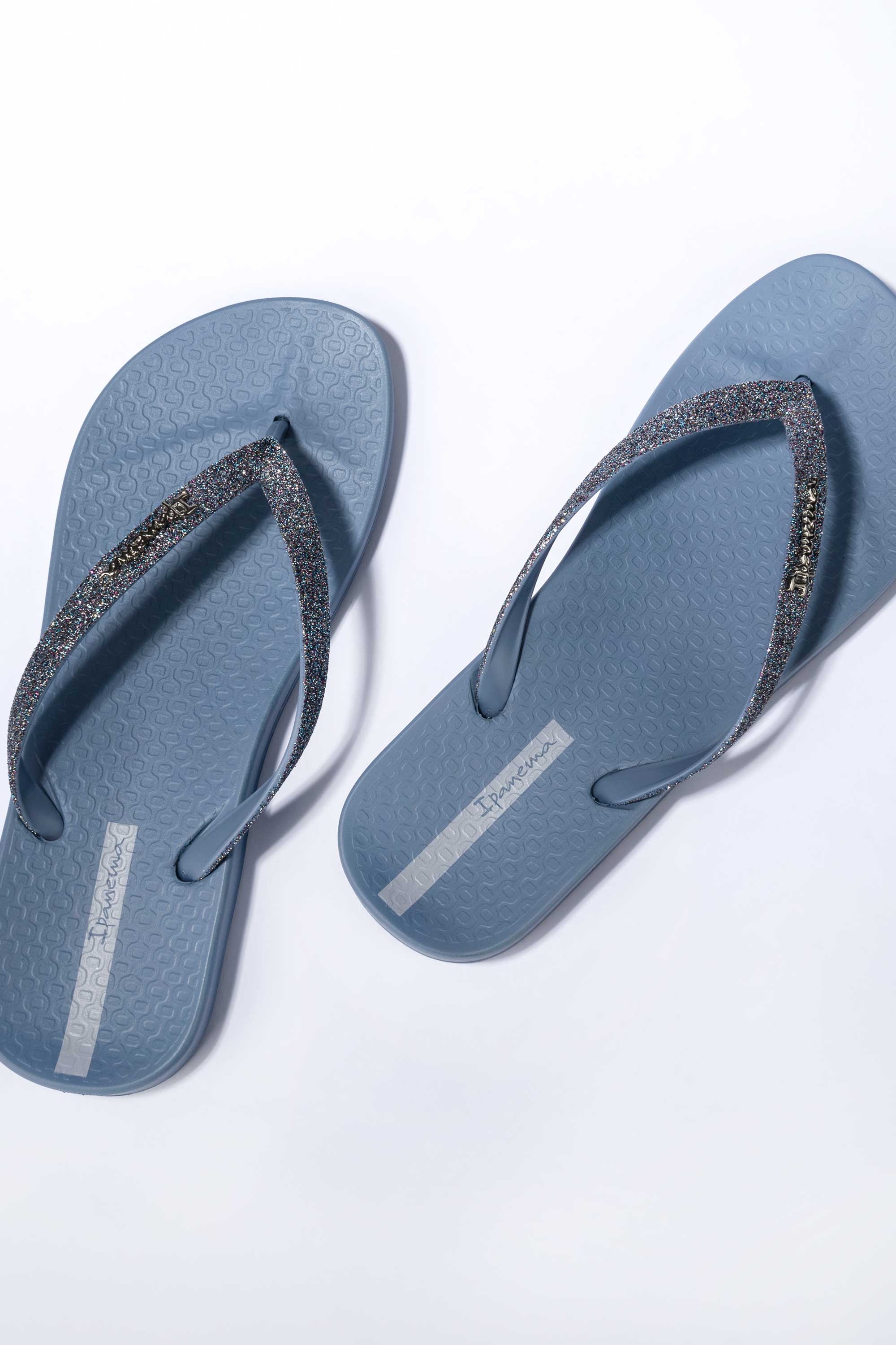 Ipanema Slippers Blauw Met Glitters Ipanema Slippers Blauw Met Glitters