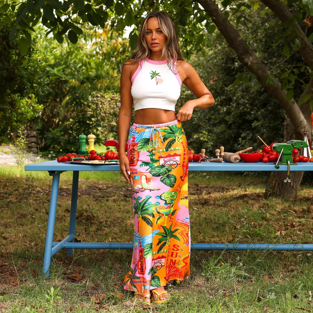 Kulani Kinis Sunlit Spritz Maxi Rok