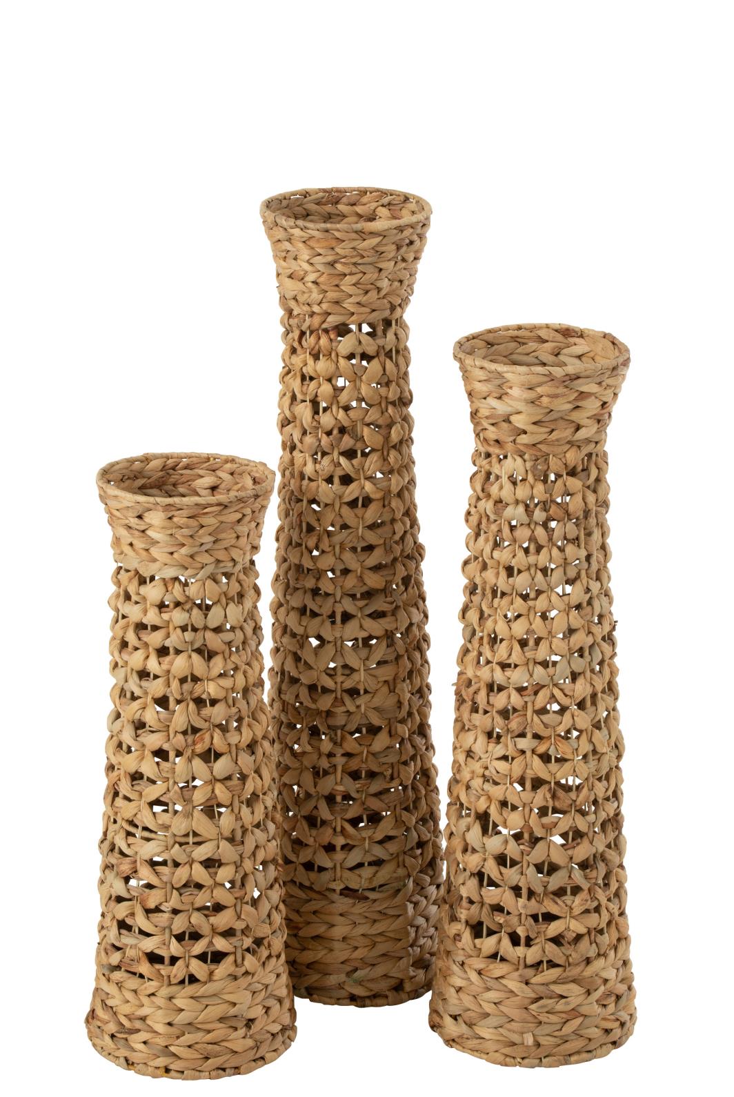 Zeegras Vazen 3 stuks Deco