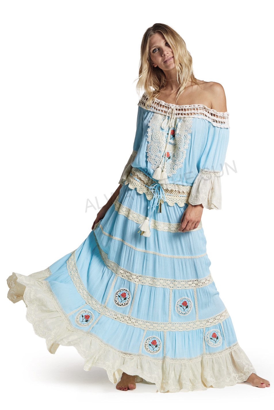 Always The Sun Key Largo Luxe Top & Lange Rok 