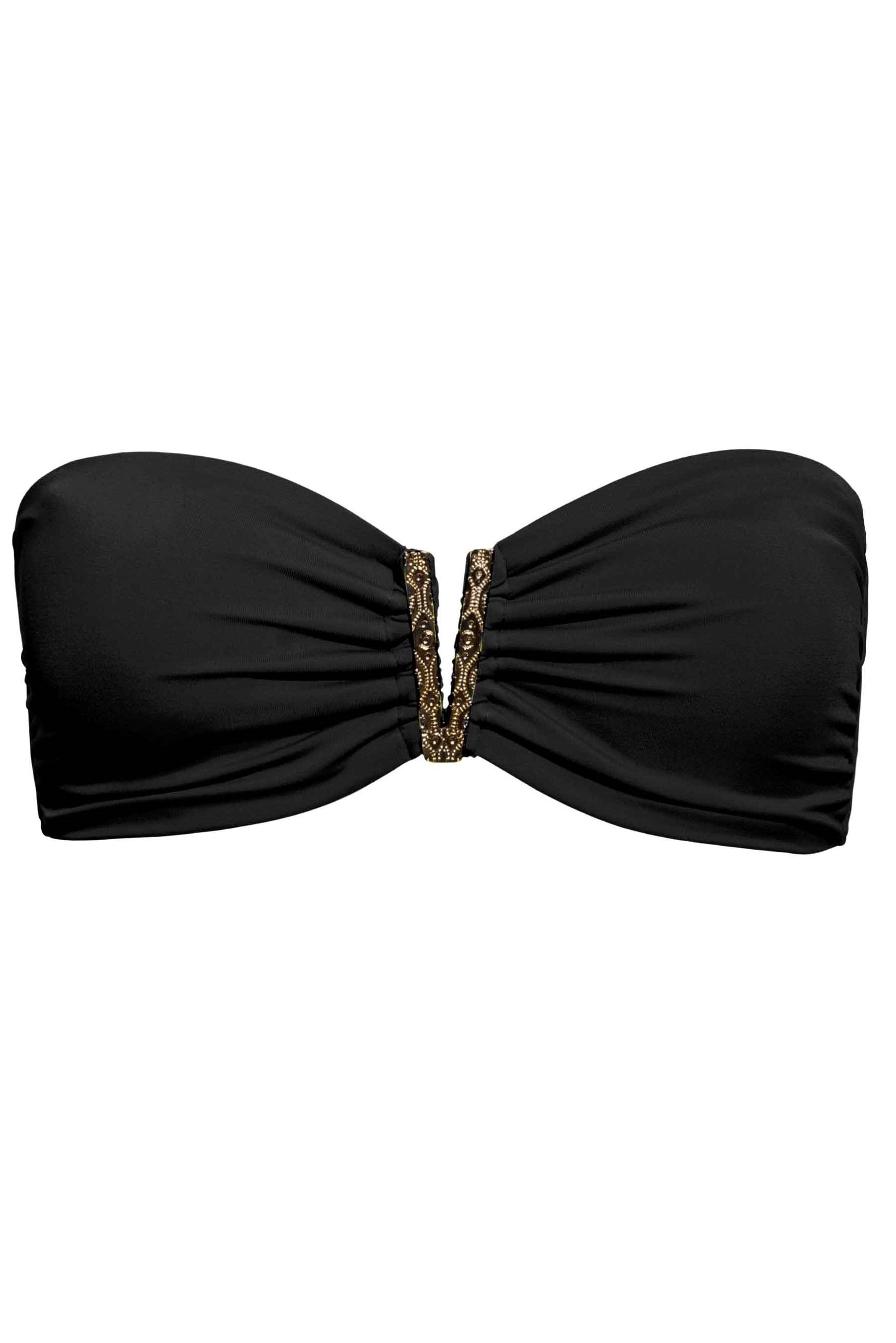 Phax V Bandeau Bikini Top Noir