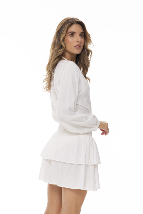 Milonga Etnico Witte Jurk