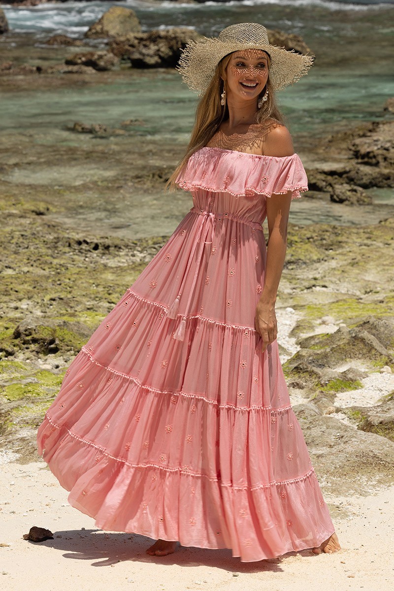 Miss June Long Dress Kate Pink