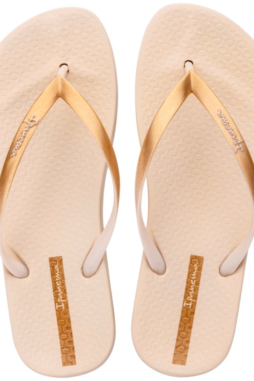 Ipanema Slippers Beige Metallic