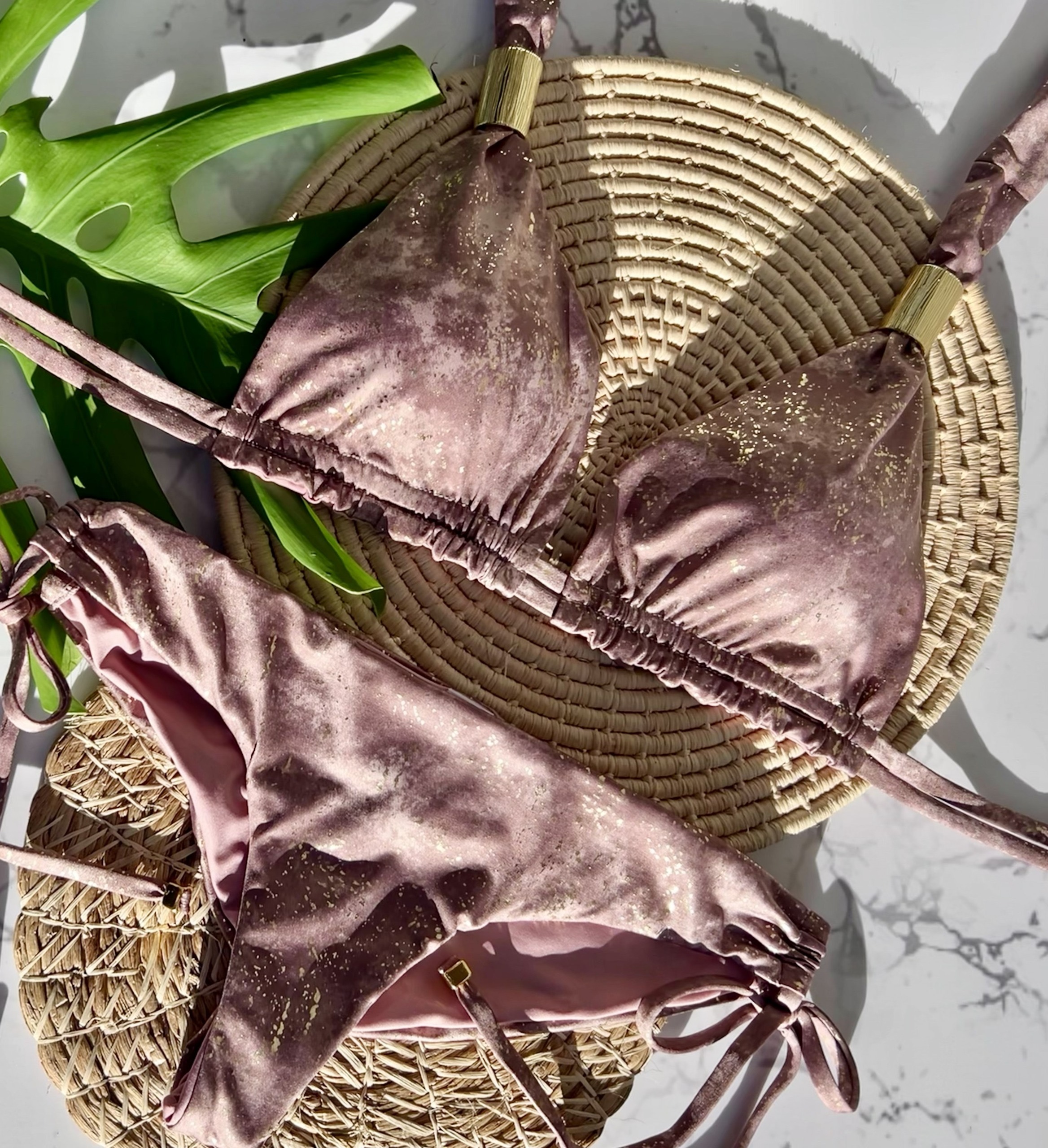 Beach Fashion Only Rosewood Luxe Halter Bikini