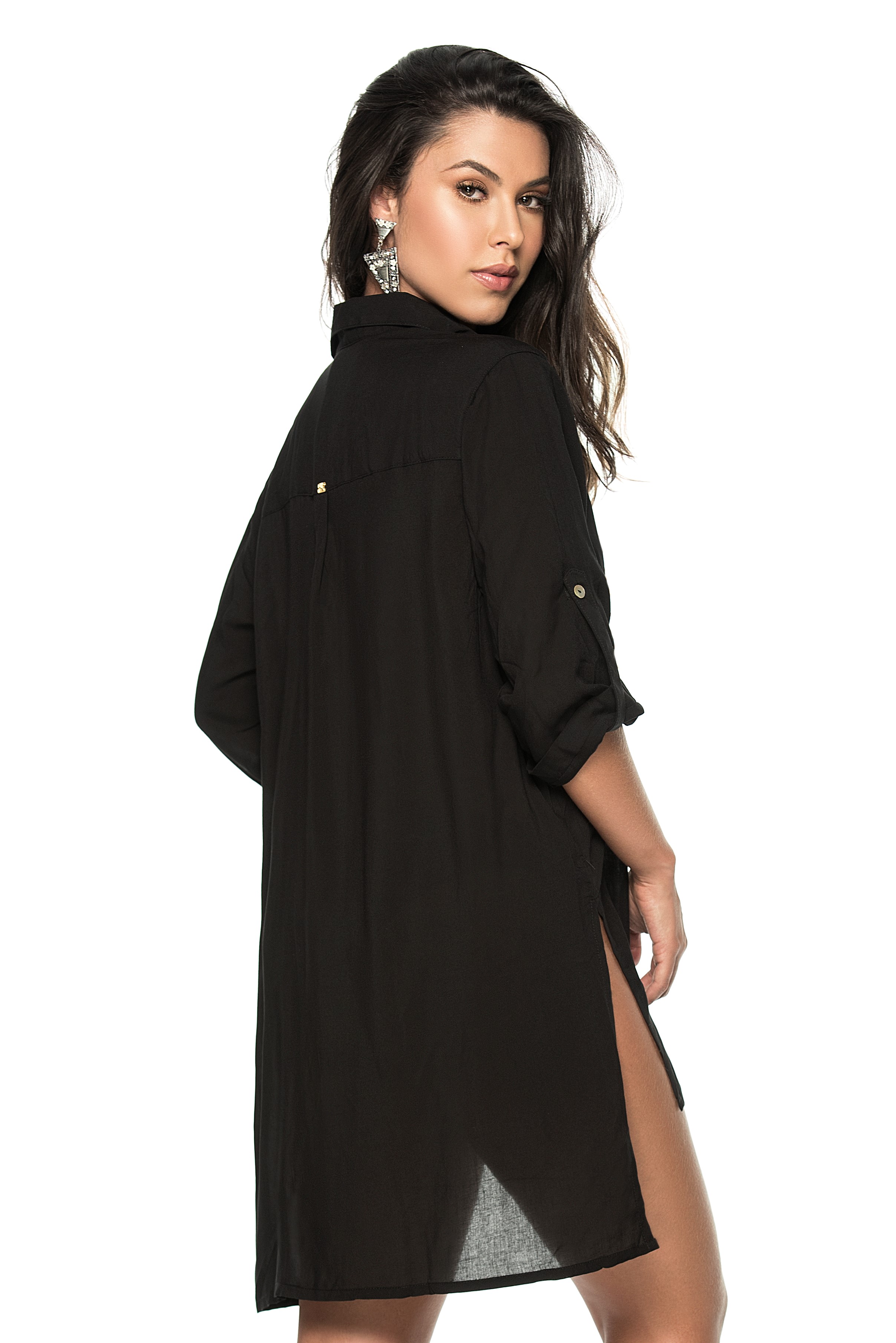 Phax Zwarte Strandblouse