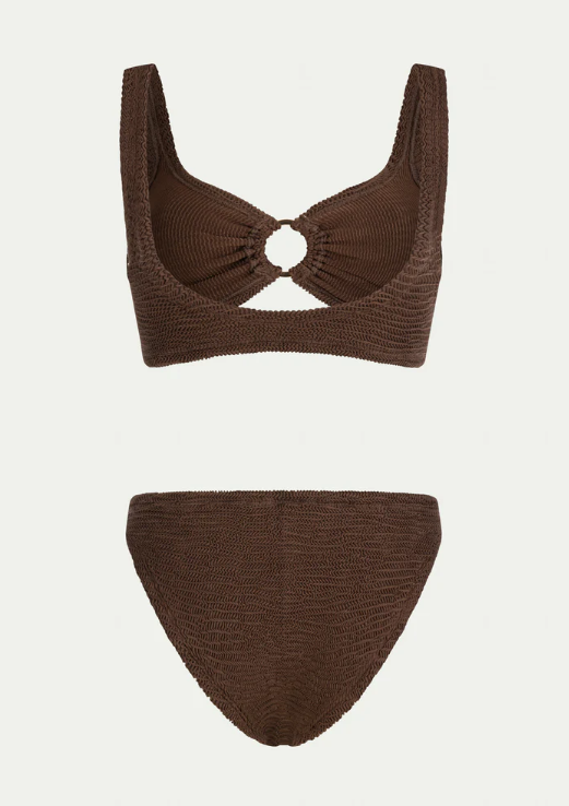 Paramidonna Irina Ribbed Choco Bralette Bikini