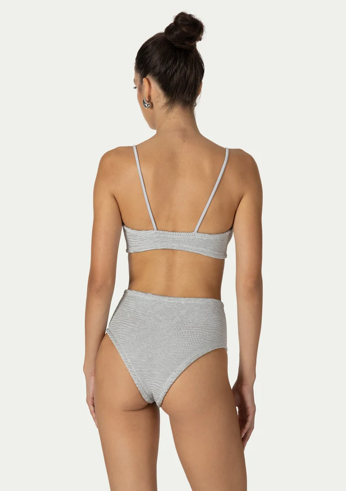 Paramidonna Marie Geribbelde One Size Bikini Zilver Paramidonna Marie Geribbelde One Size Bikini Zilver