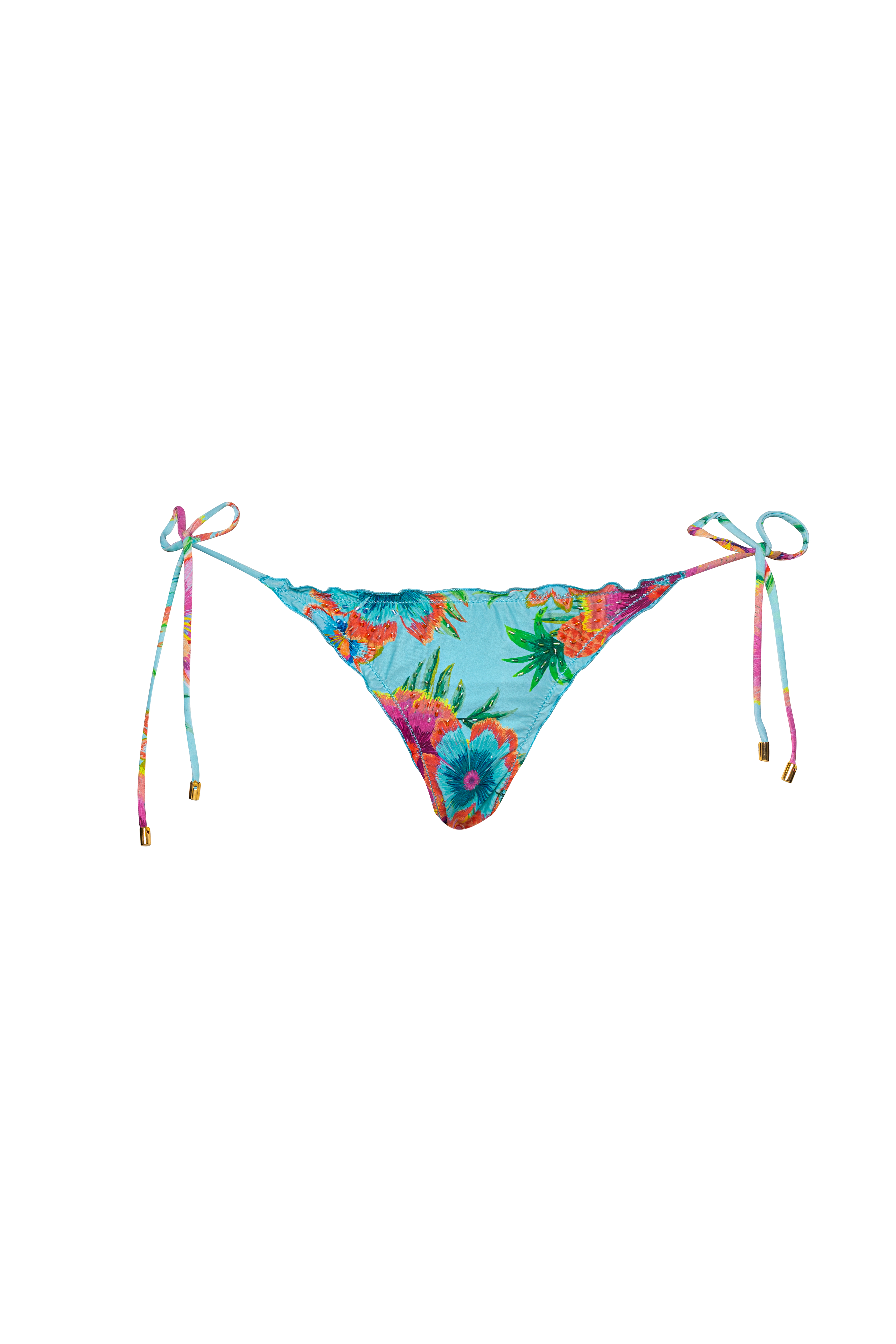 PQ Swim Solana Geborduurd Tie Side Scrunch Broekje