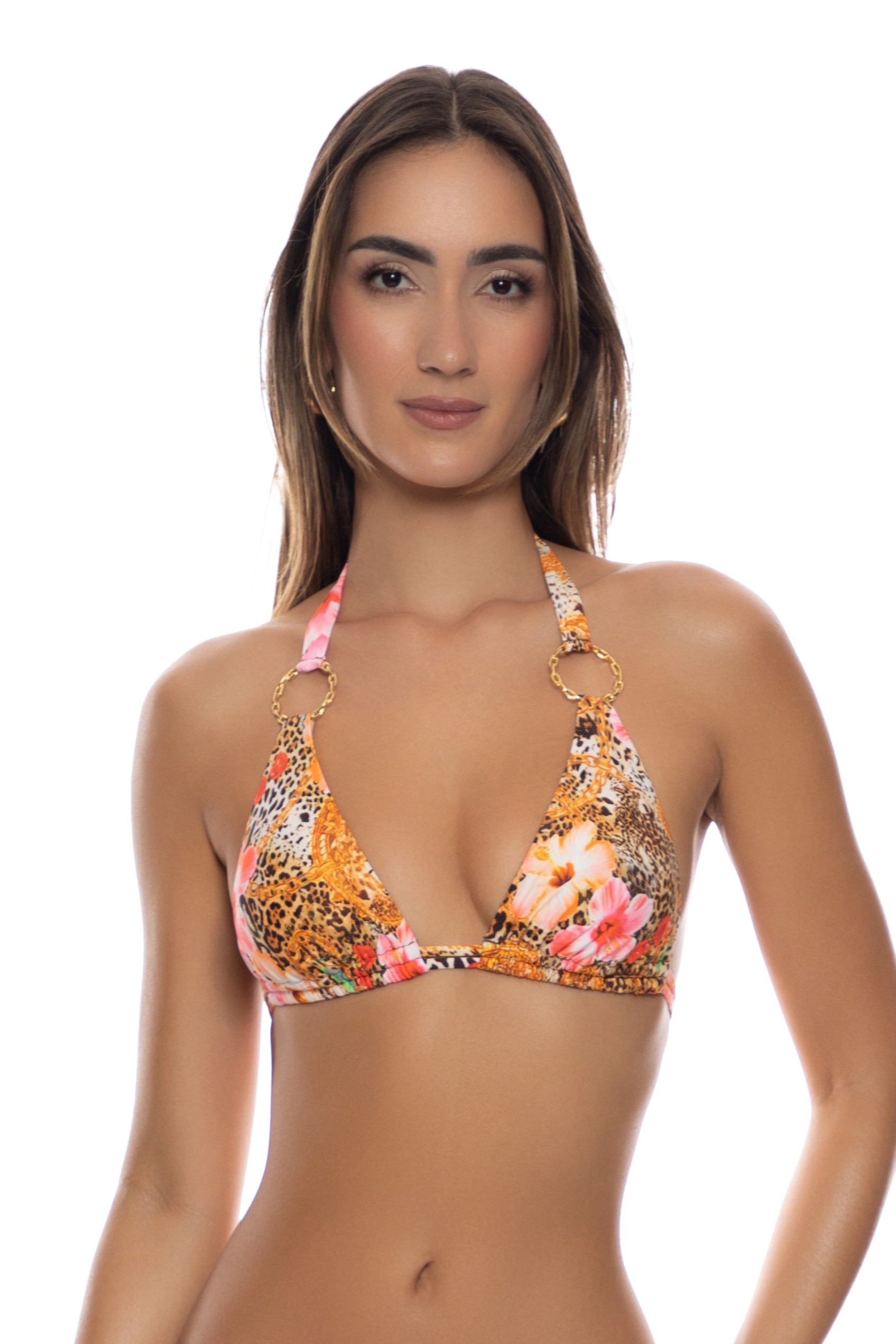 Luli Fama Paradise Prowl Ring Halter Top