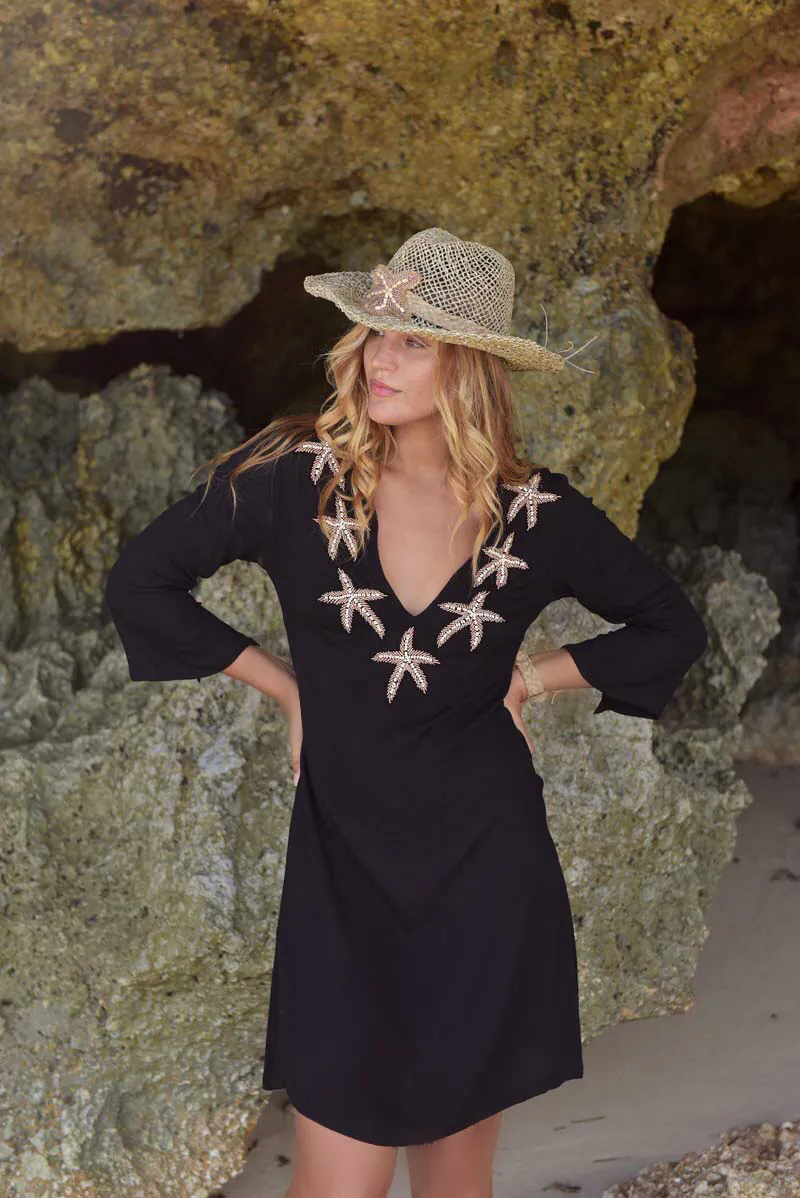 Hot Lava Tuniek Starfish Zwart