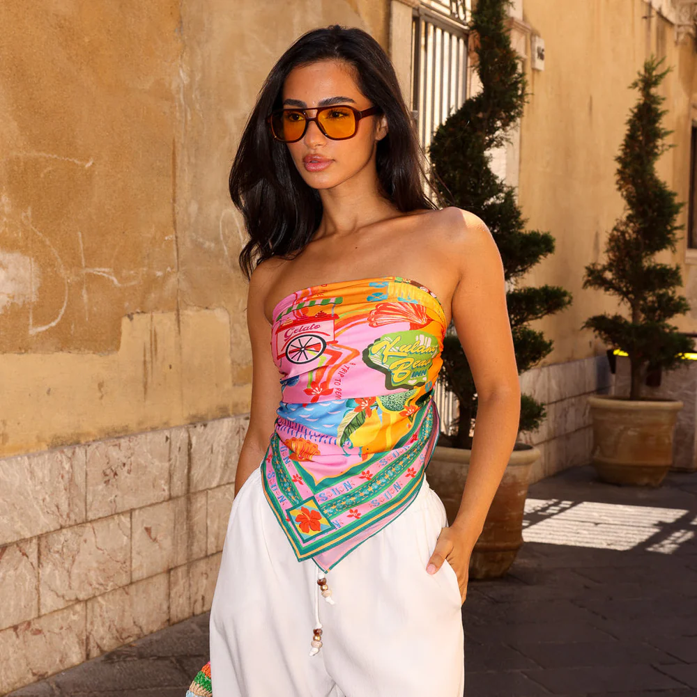 Kulani Kinis Sunlit Spritz Bandana/Top