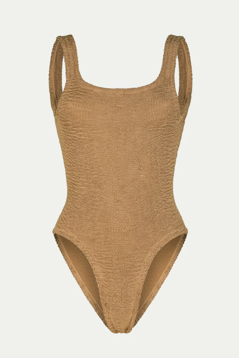 Paramidonna Hailey Ribbed One Piece Camel