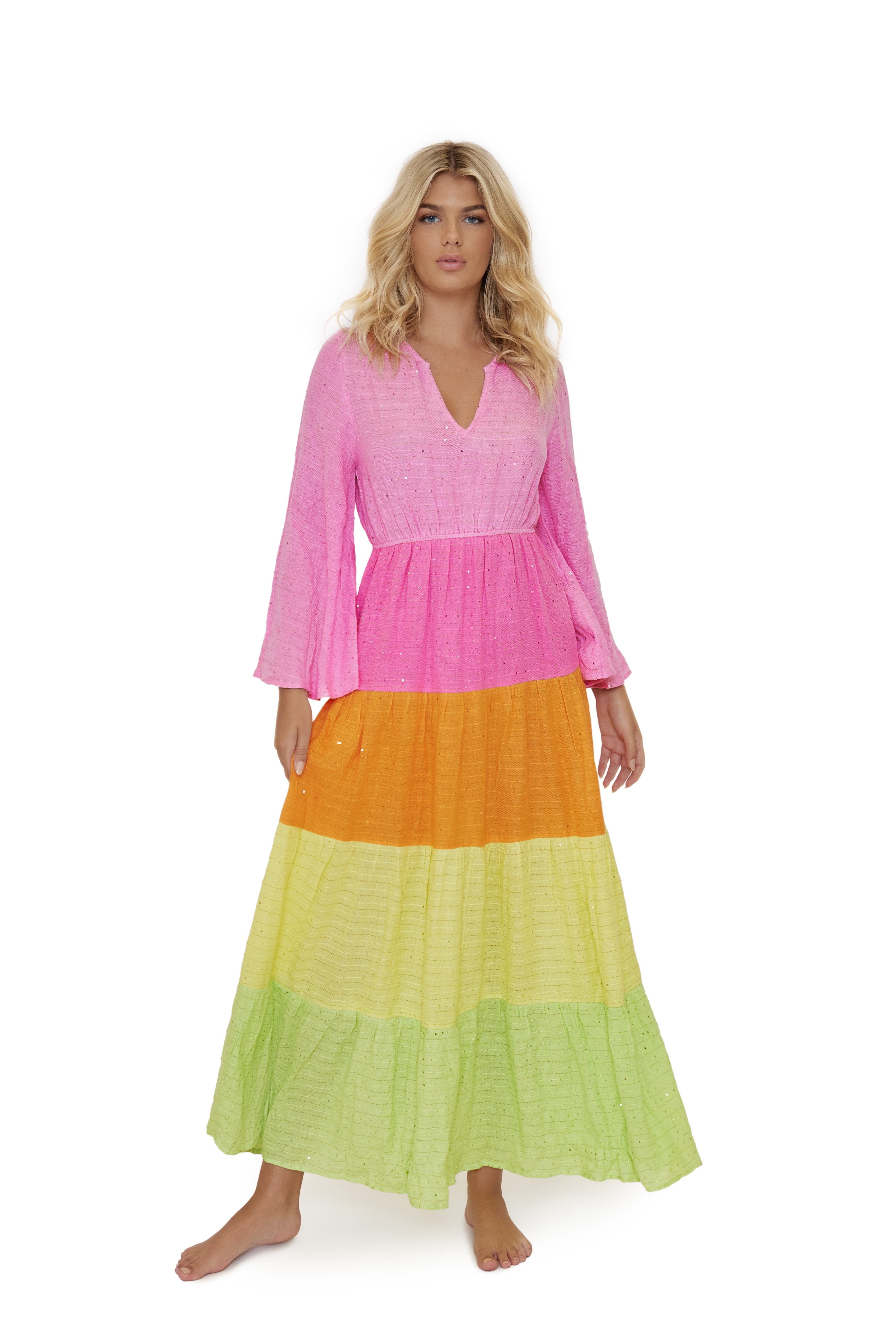 Pilyq Swim Aura Lila Lange Jurk