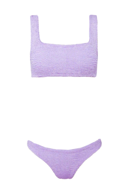 Paramidonna Geribbelde Fashion Bikini Lila
