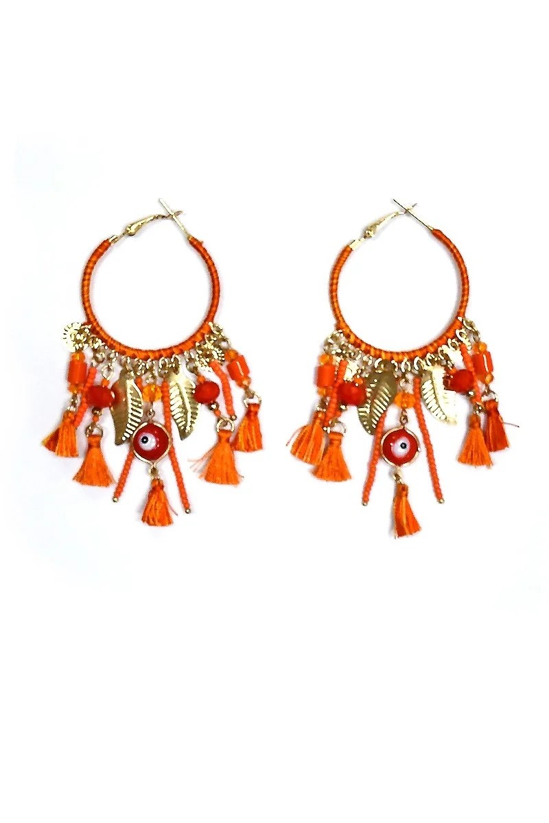 Earrings Curaçao Orange