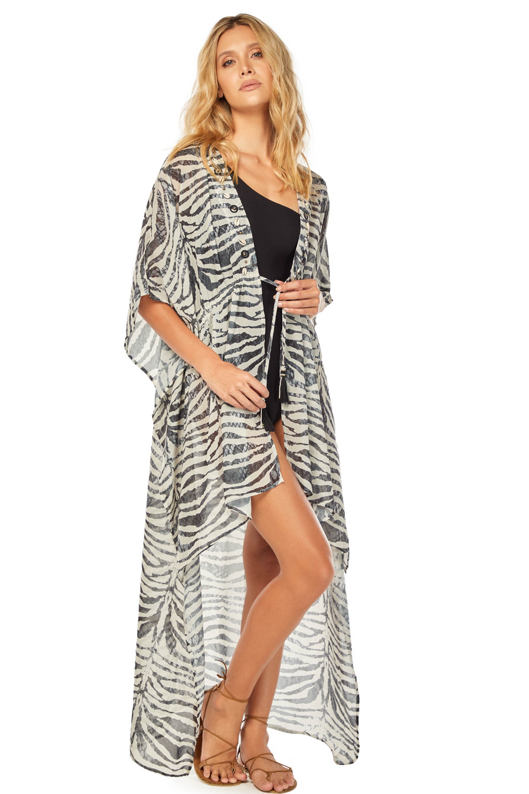 Cosita Linda Zebra Luxe Kimono